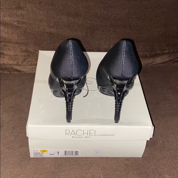 Rachel Roy Black Platform Pump - Picture 2 of 3